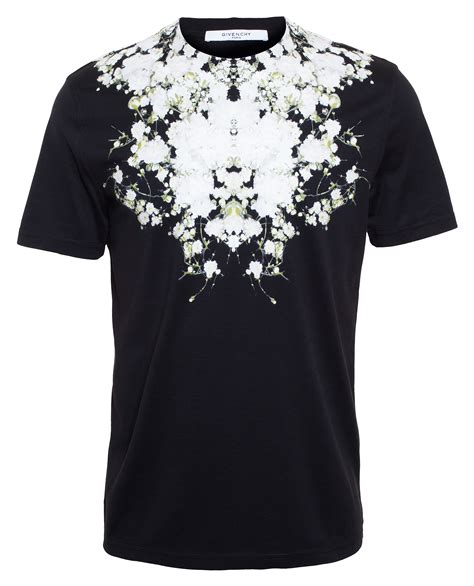 givenchy floral tee|Givenchy t shirt men price.